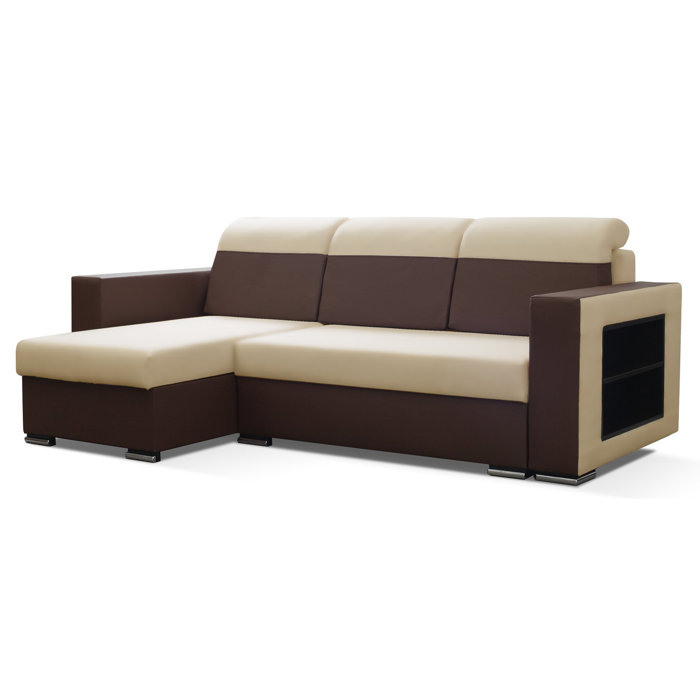 Metro Lane Ecksofa mit Bettfunktion | Wayfair.de